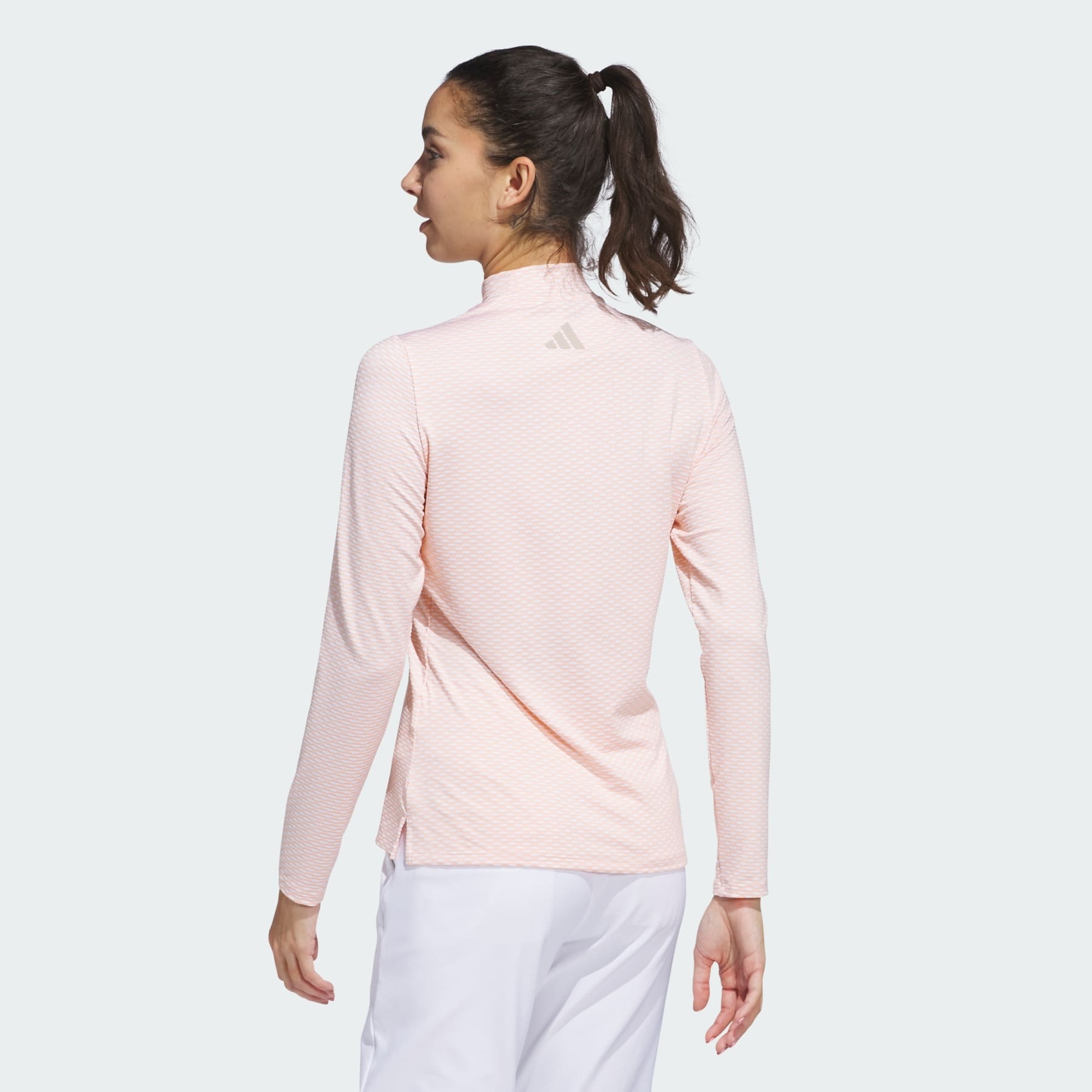 Beyond Two-Tone Mesh Mock Shirt - 3