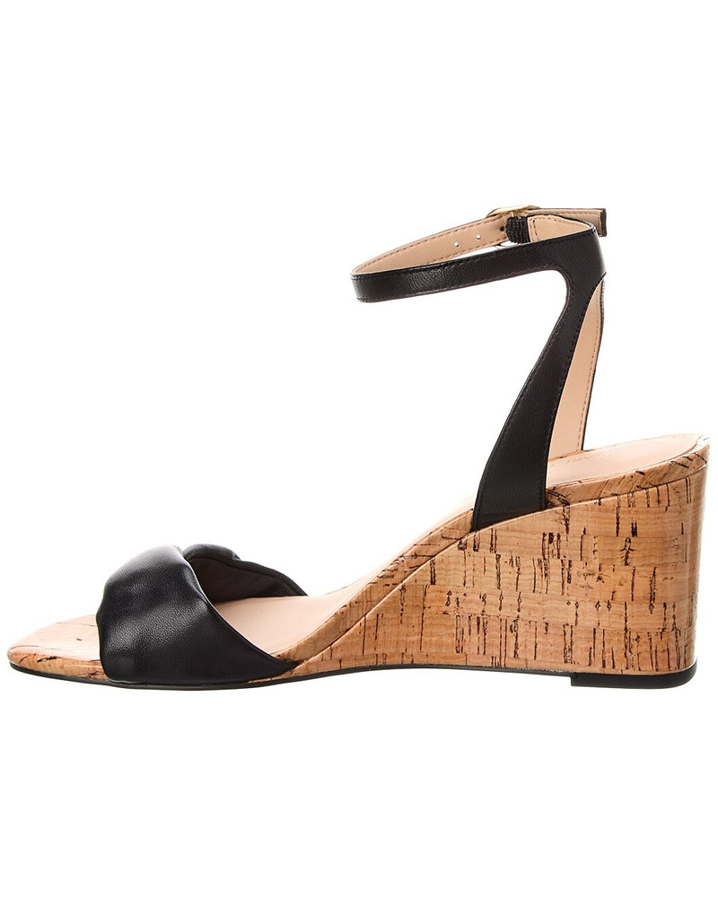 Stuart Weitzman Stuart Weitzman Everly 75 Leather Wedge Sandal outlook