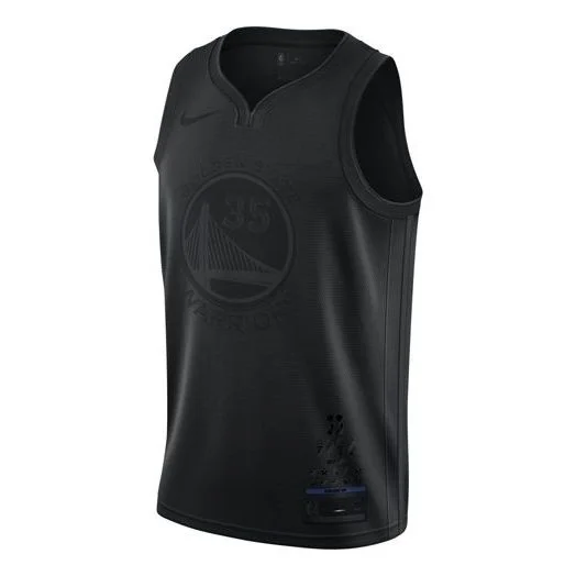 Nike MENS NBA Golden State Warriors Durant MVP Connected Jersey Black BQ5411-010 - 1