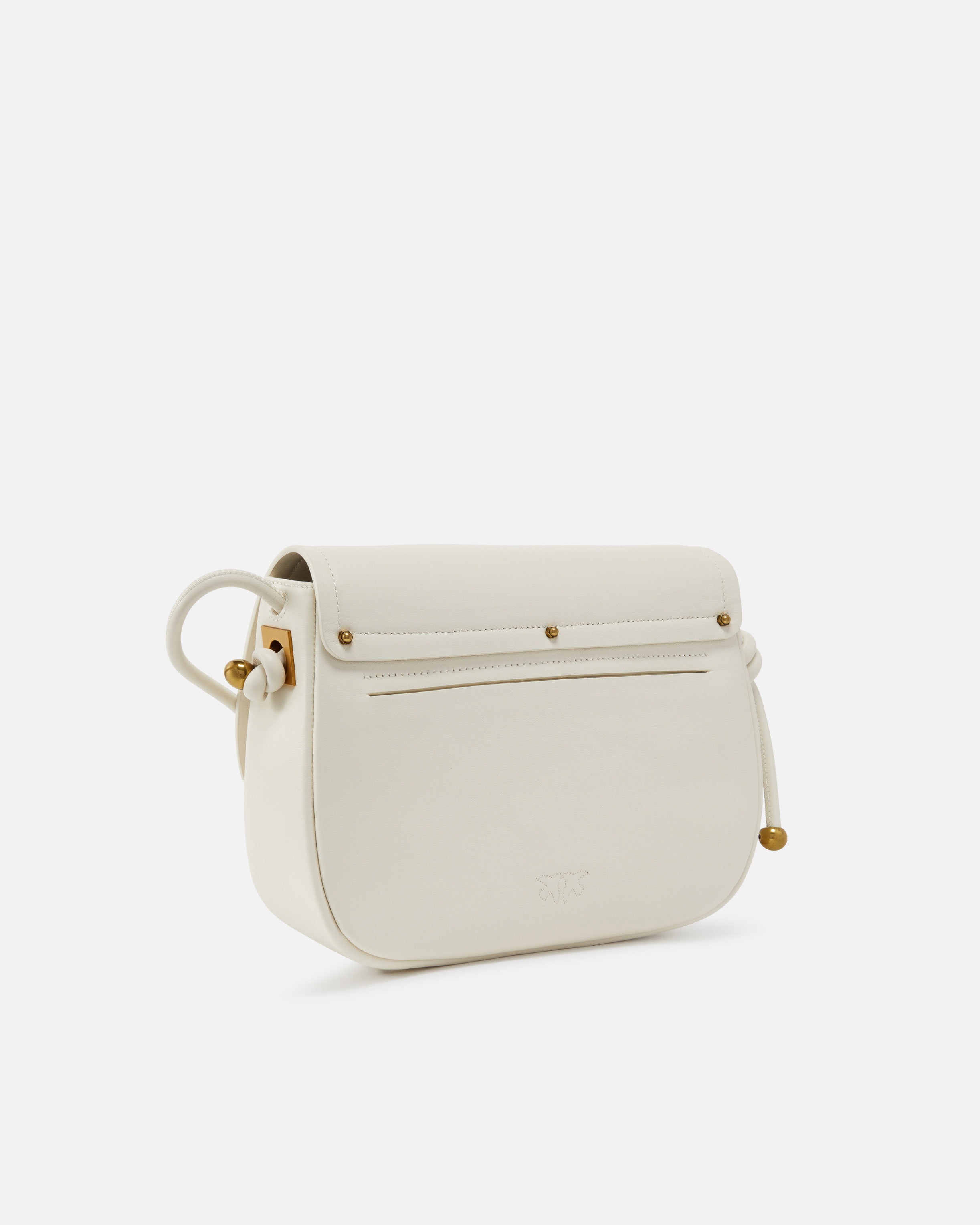 LARGE LEATHER CROSSBODY BAG WITH KNOTS - 2