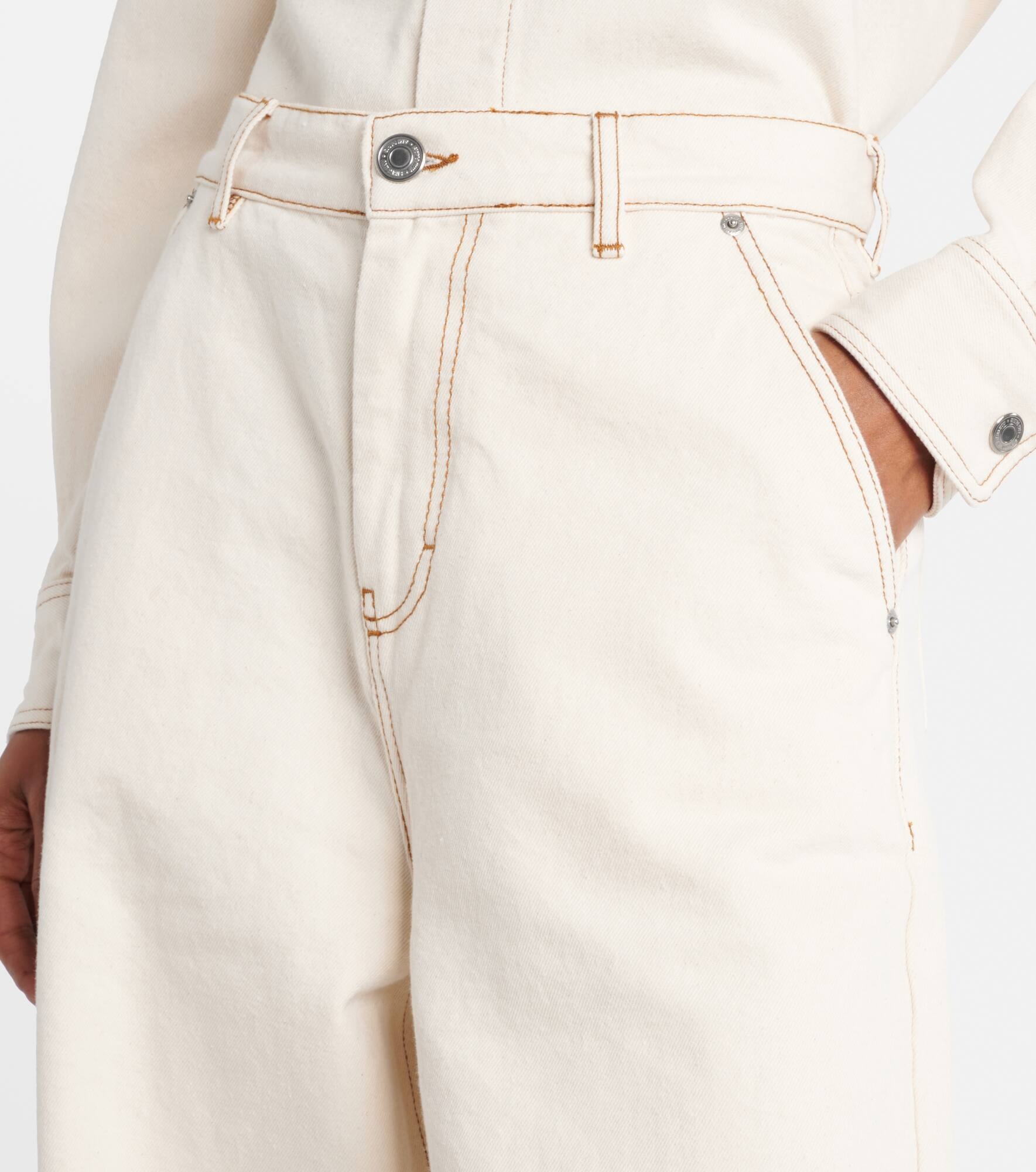 High-rise wide-leg jeans - 4