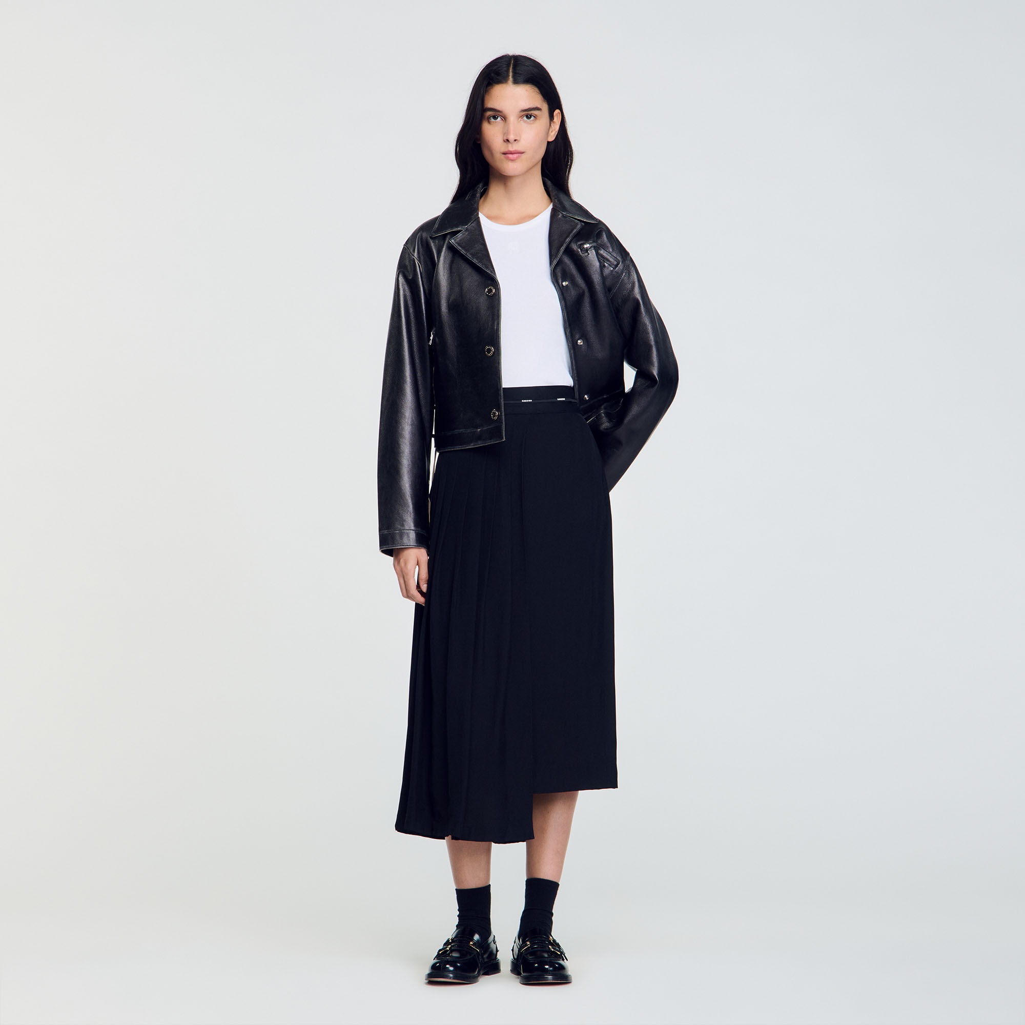 LONG ASYMMETRICAL SKIRT - 7