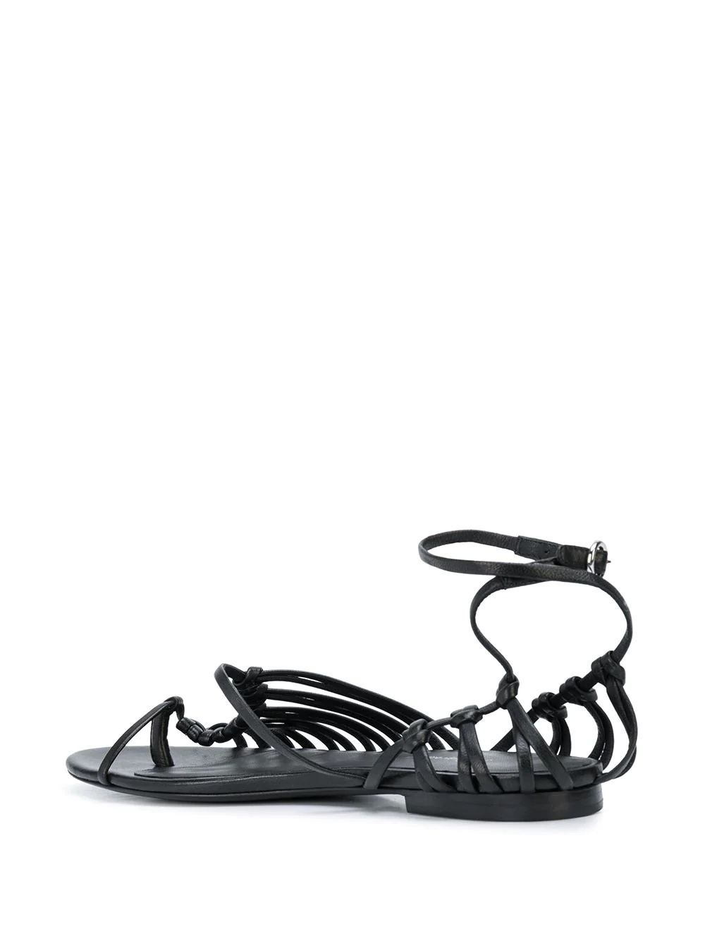 strappy flat sandals - 3