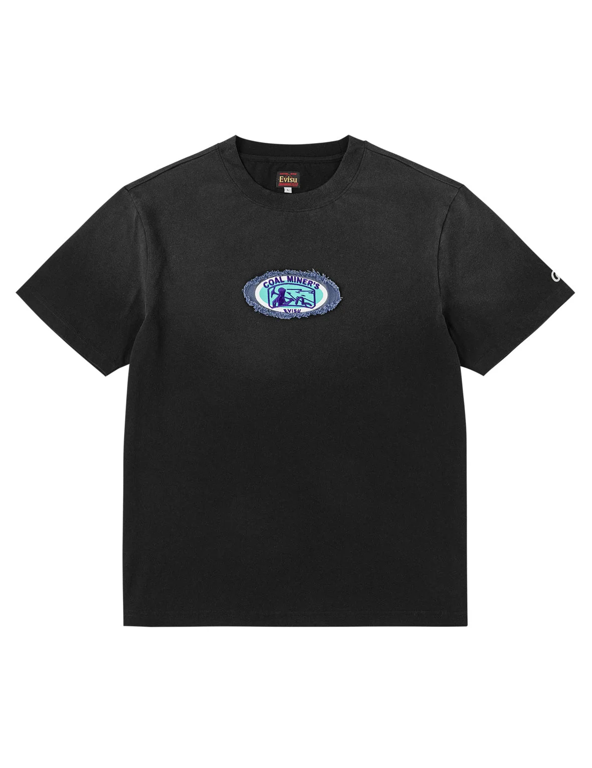 Washed Multi-process Miner Badge T-shirt - 1