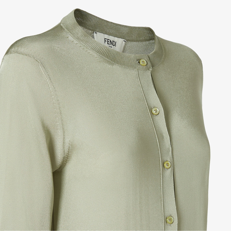 Cardigan Light green viscose cardigan 3