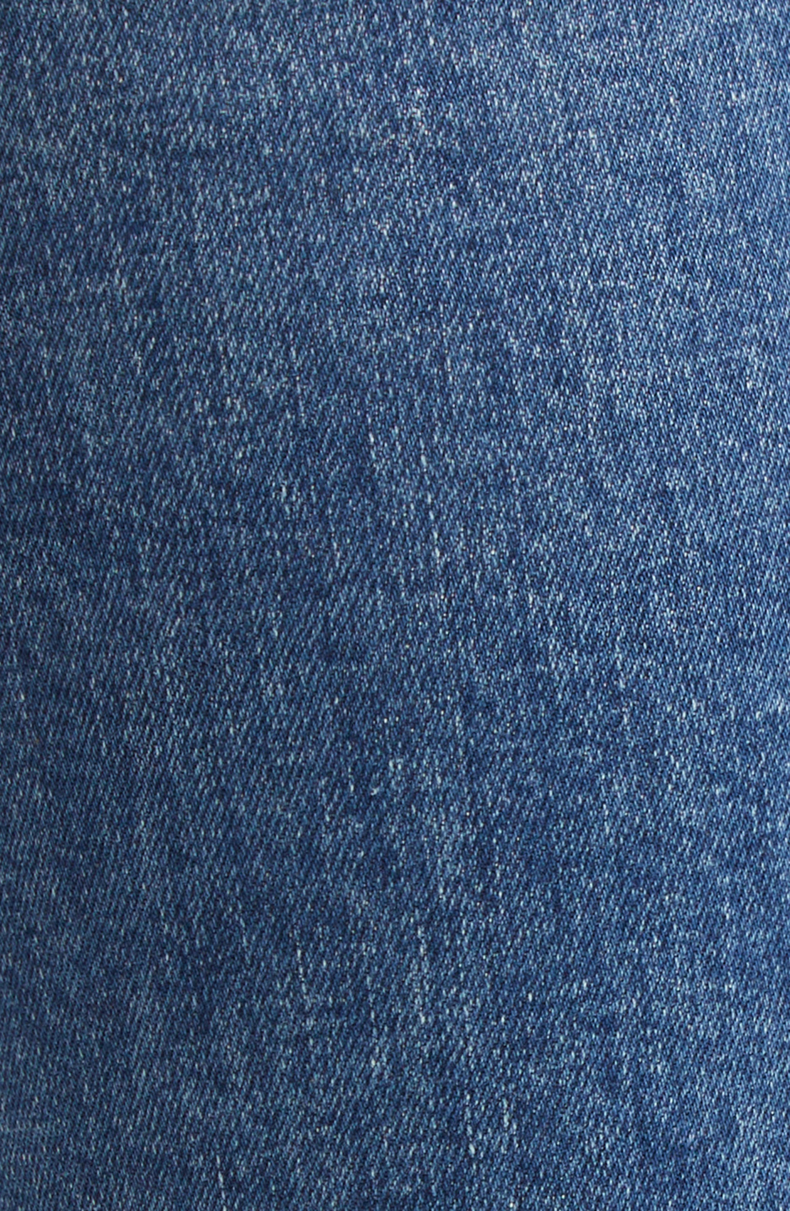 Veronica Beard Carson High Waist Ankle Flare Leg Jeans in Roadside Blue at Nordstrom - 7