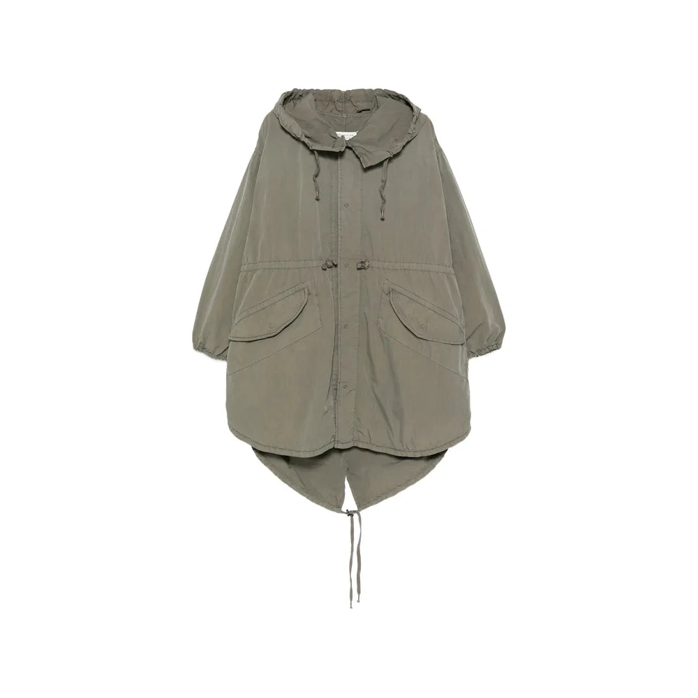 Maison Margiela Green Coats - Parka Coats Women - 1