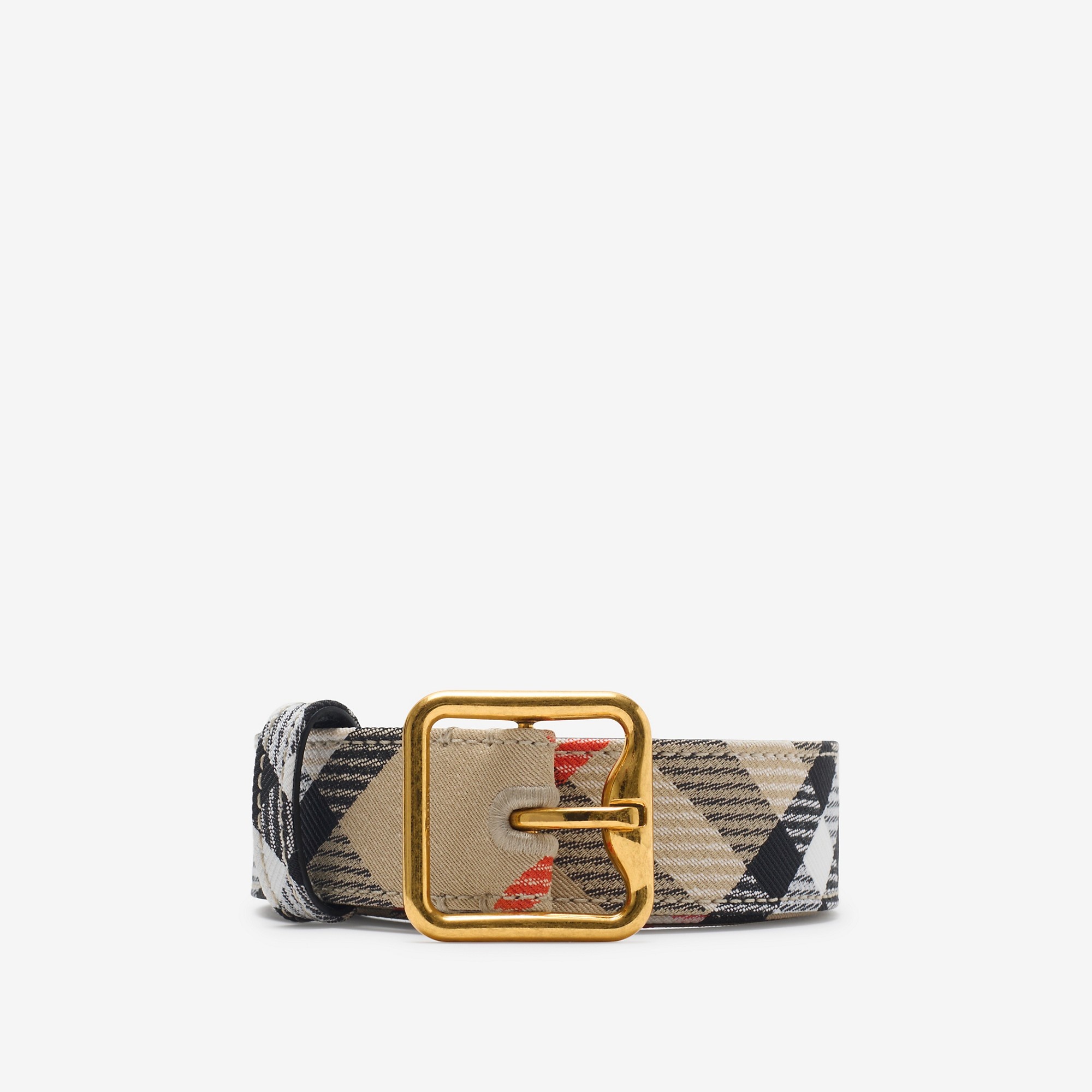 Check B Buckle Belt - 1