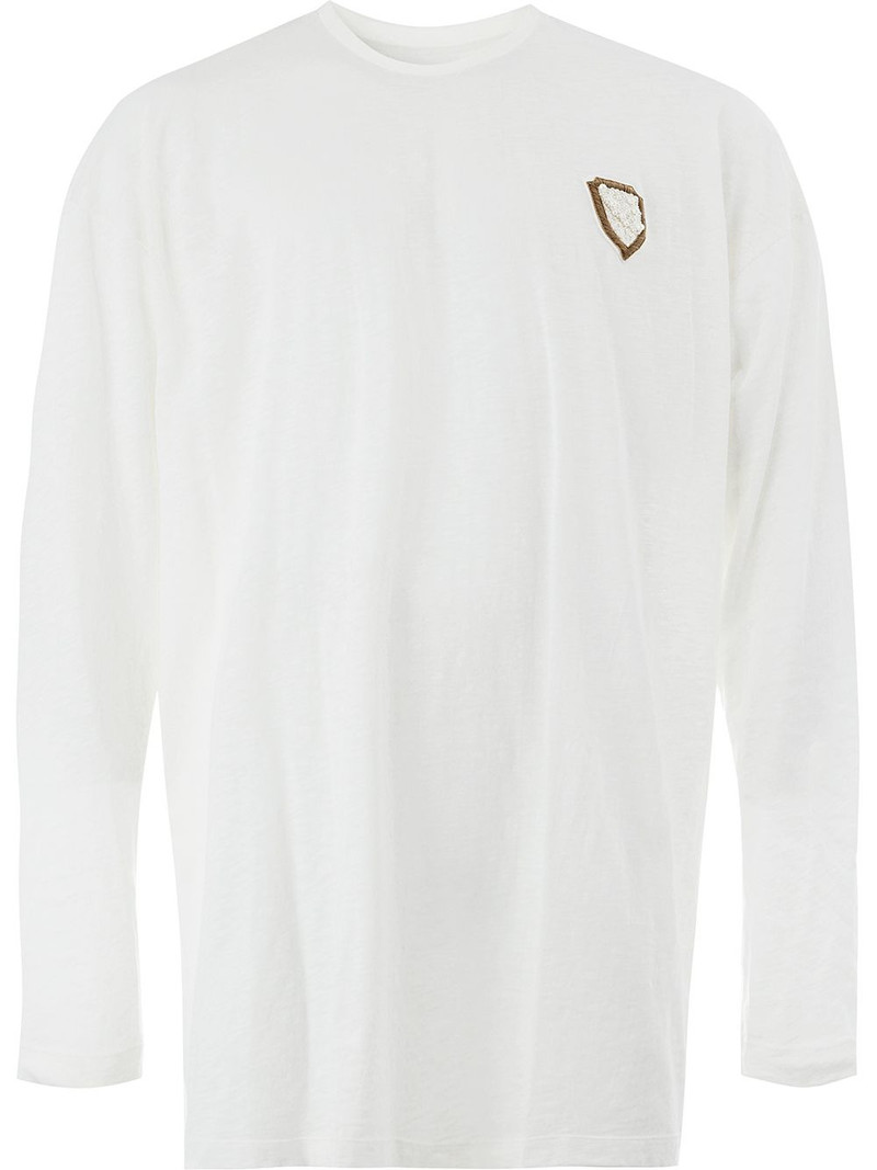 chest patch oversize T-shirt 1