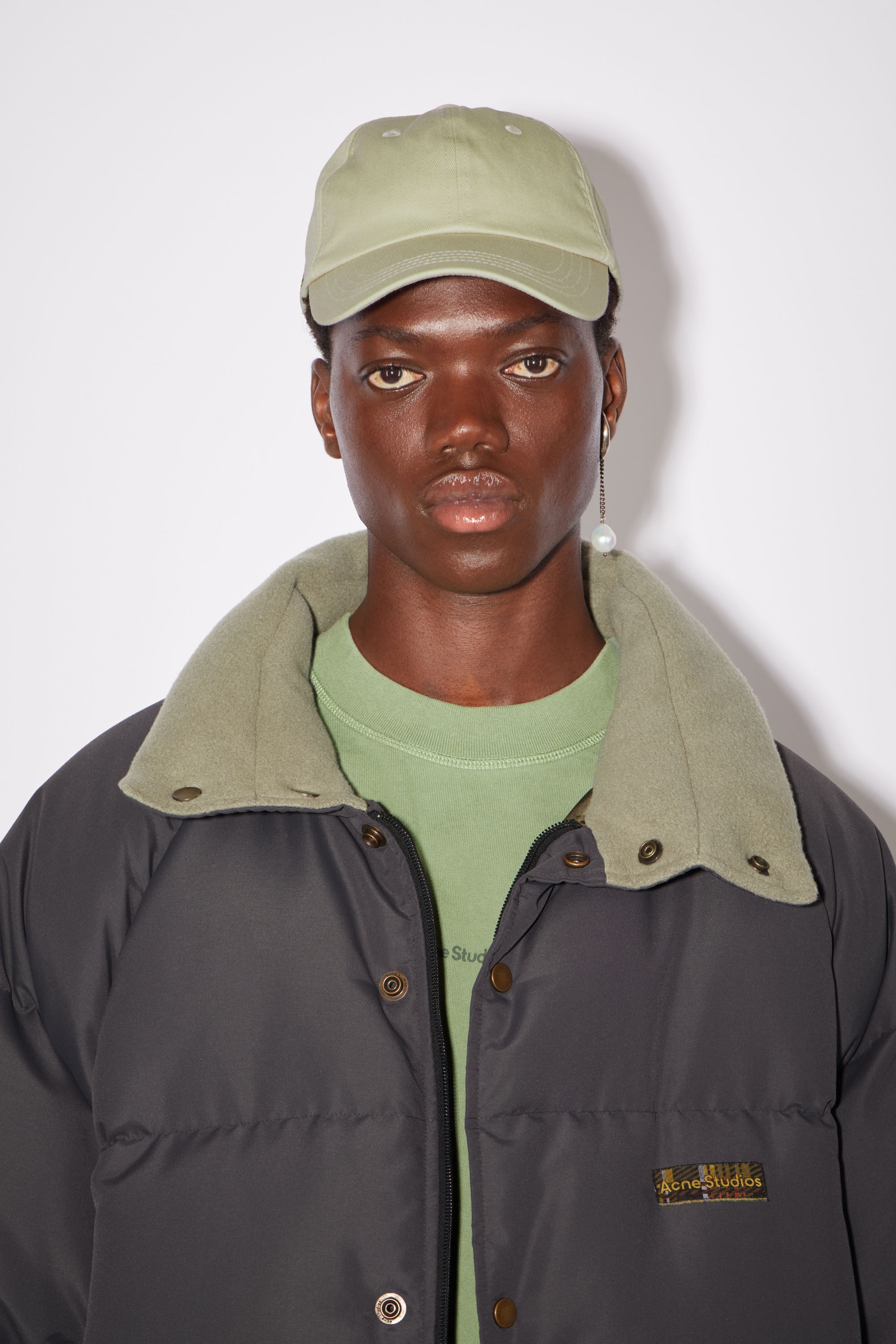 Cotton baseball cap - Sage green - 4