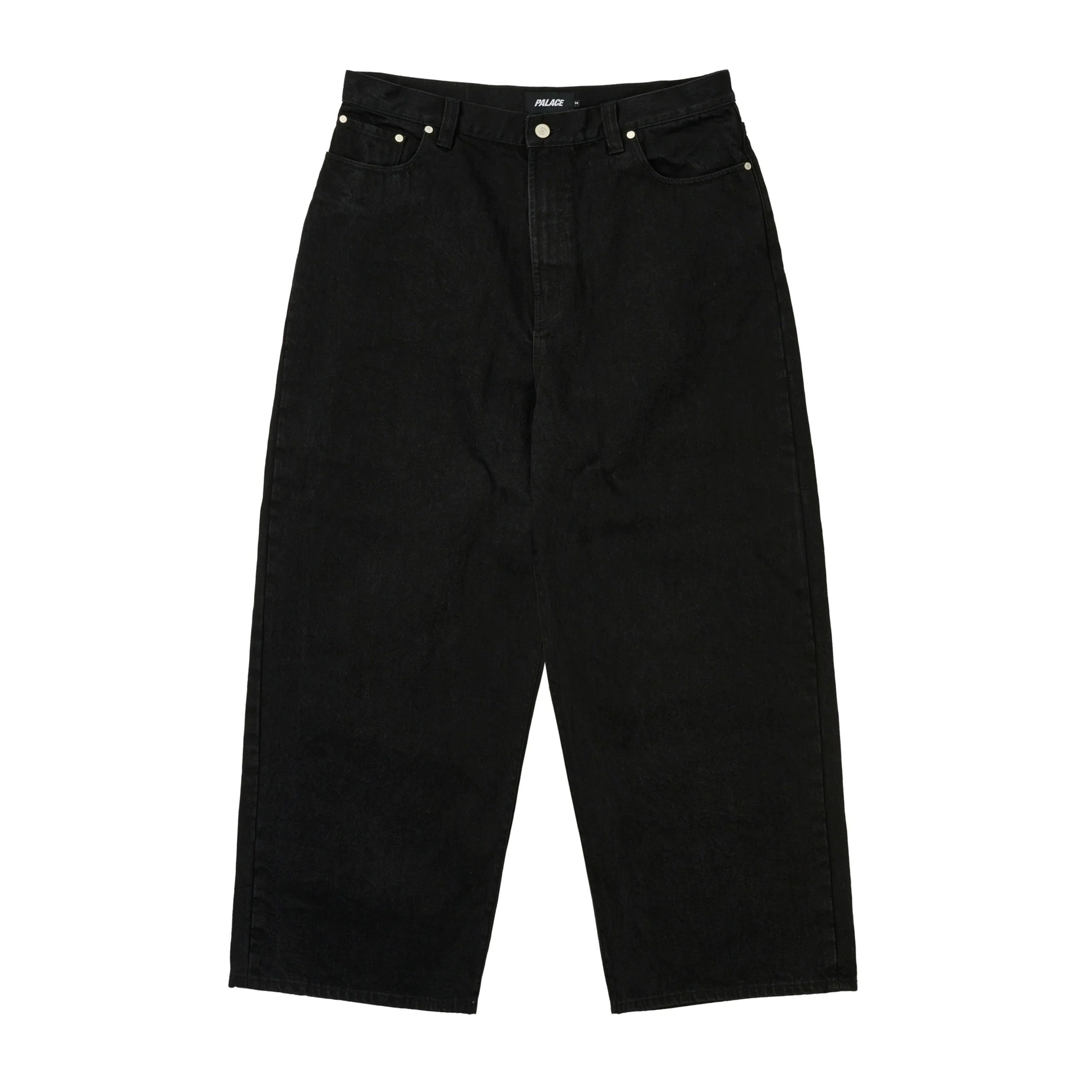 P100 SUPER BAGGY JEAN BLACK - 1