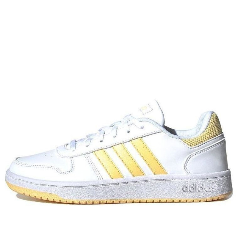 (WMNS) adidas neo Hoops 2.0 Yellow/White G55065 - 1