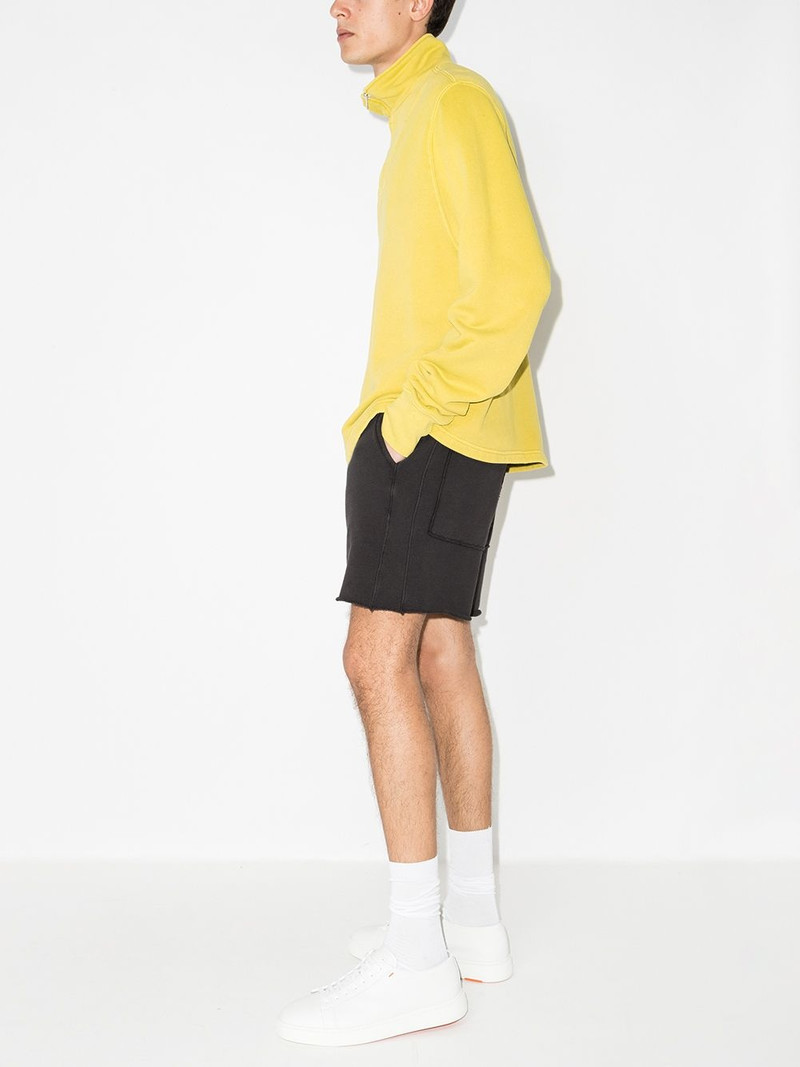 raw hem drawstring shorts 5