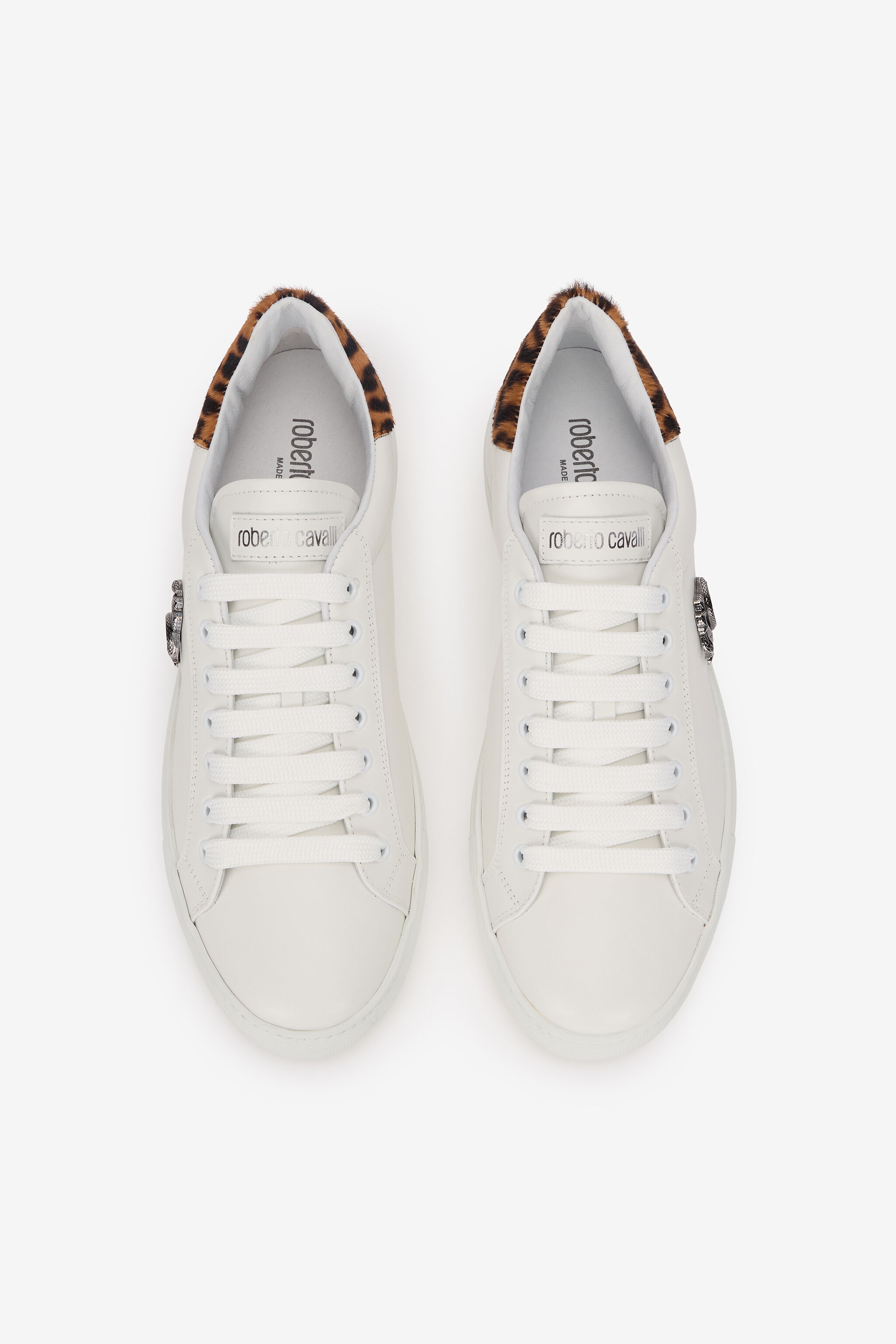 Sneakers With Jaguar Skin Insert - 6