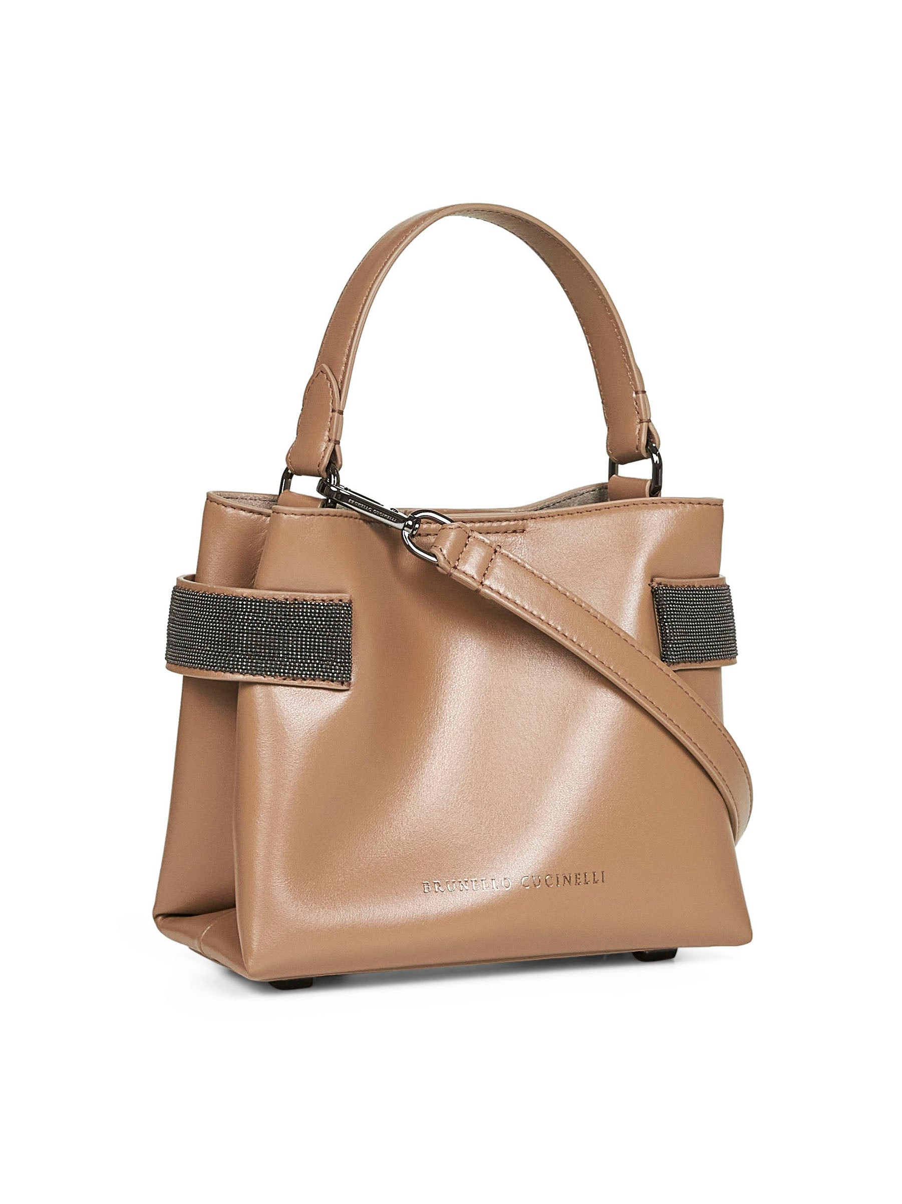 Hazelnut Essence small top-handle bag - 2