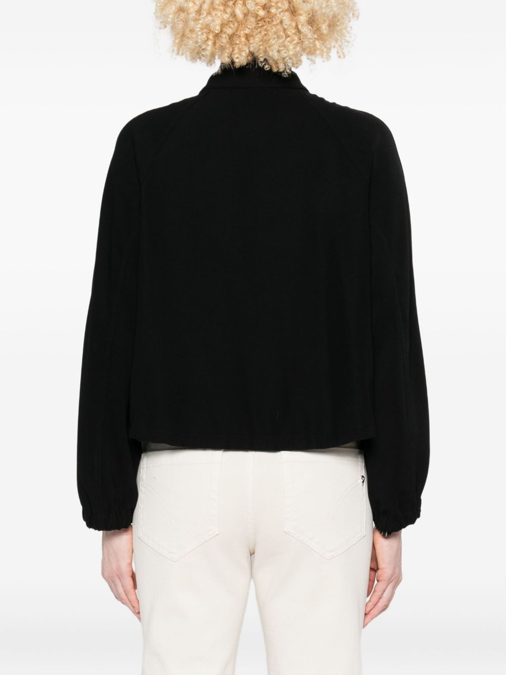 embroidered-logo jacket - 4
