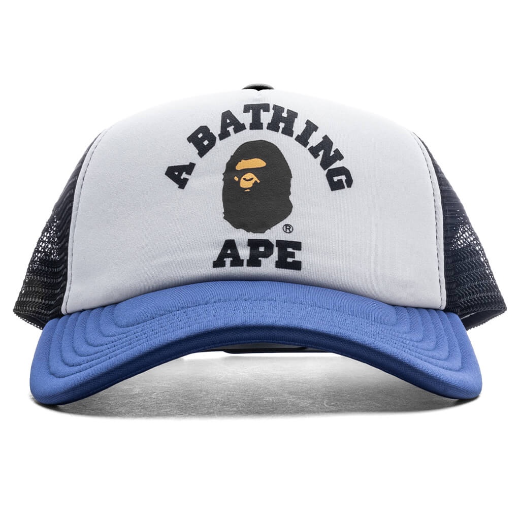 【A BATHING APE】 BAPE College Mesh Cap Black Caps A BATHING APE College Mesh Cap Black | Footshop