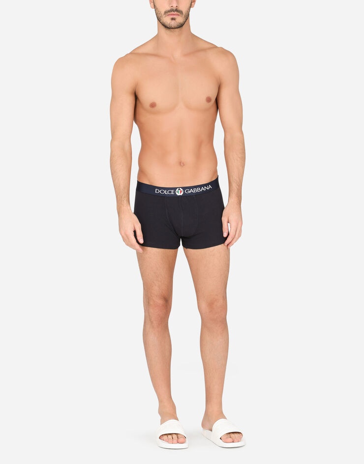 Two-way-stretch cotton jersey boxers - 2