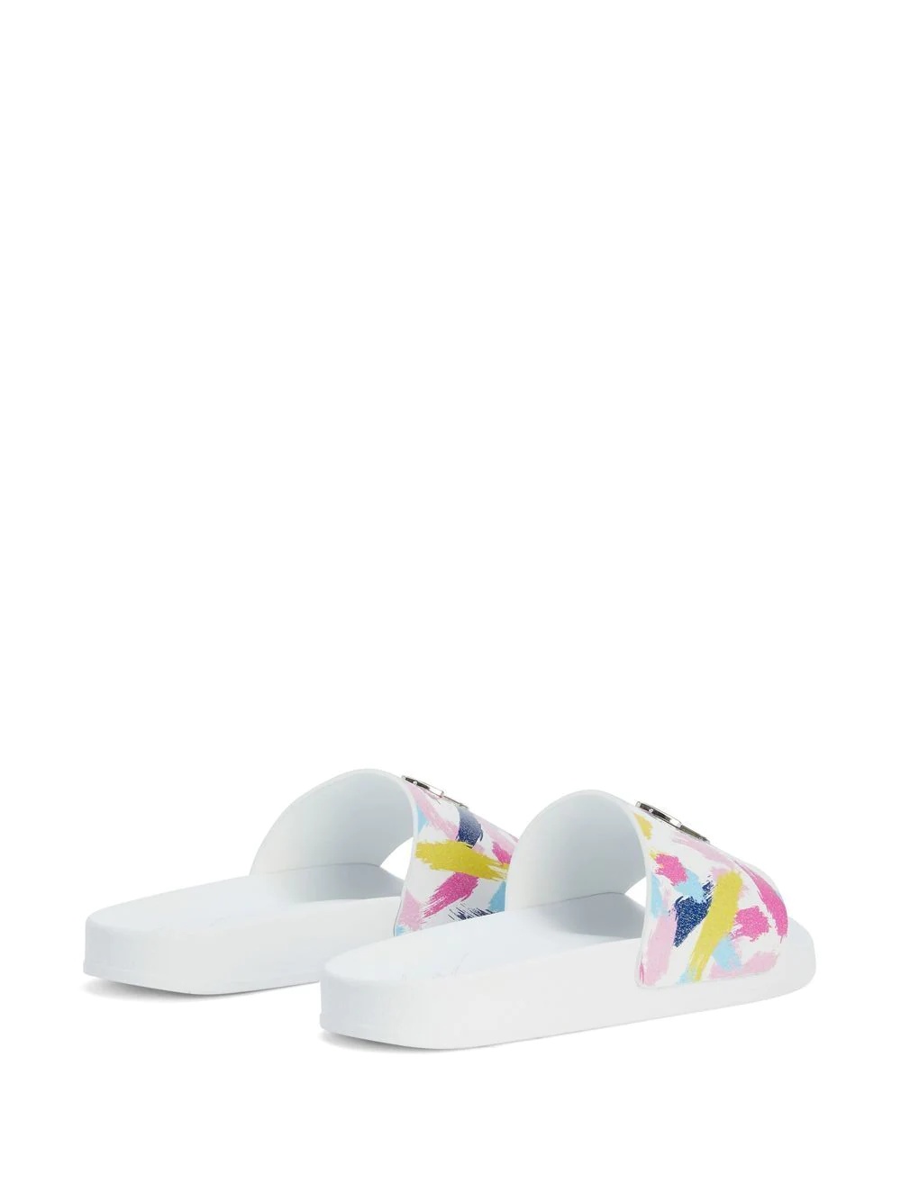 Brett brushstroke-print slides - 3