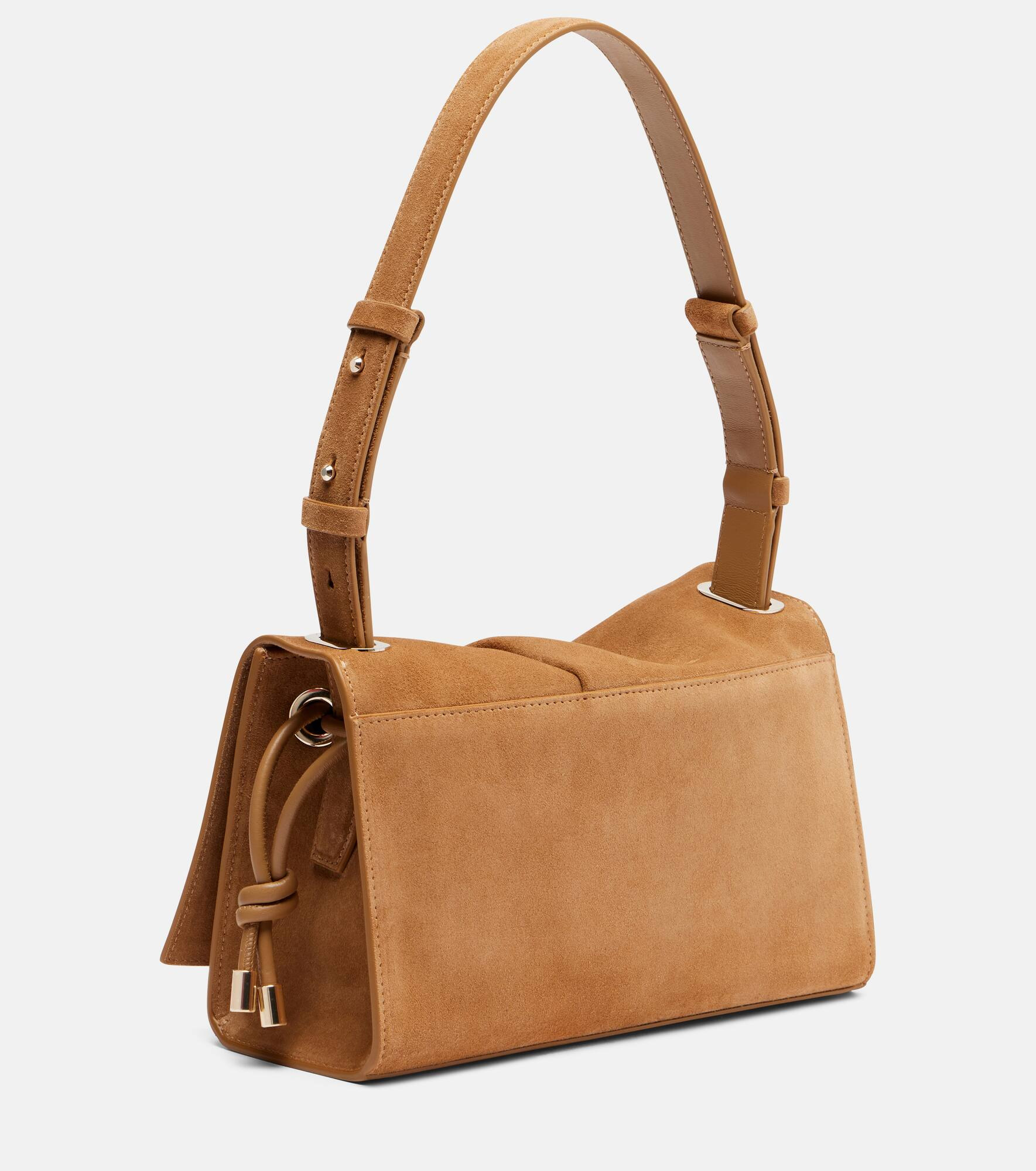 Baggy Small suede shoulder bag - 4