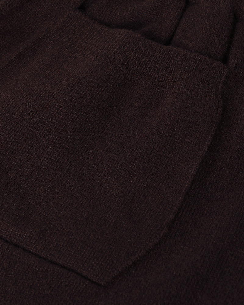 Tapered Cashmere Brown Joggers 6