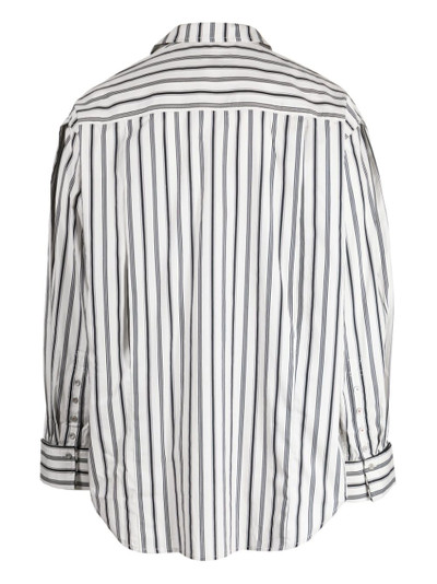 C2H4 striped camp-collar cotton shirt outlook