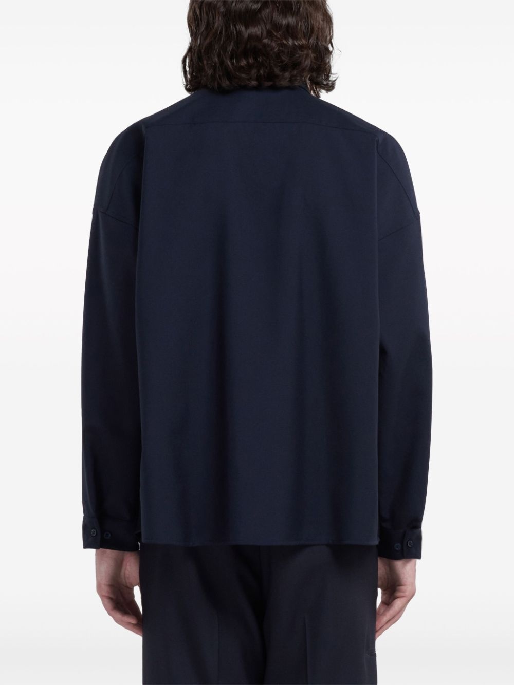 logo-tag long-sleeve shirt - 4