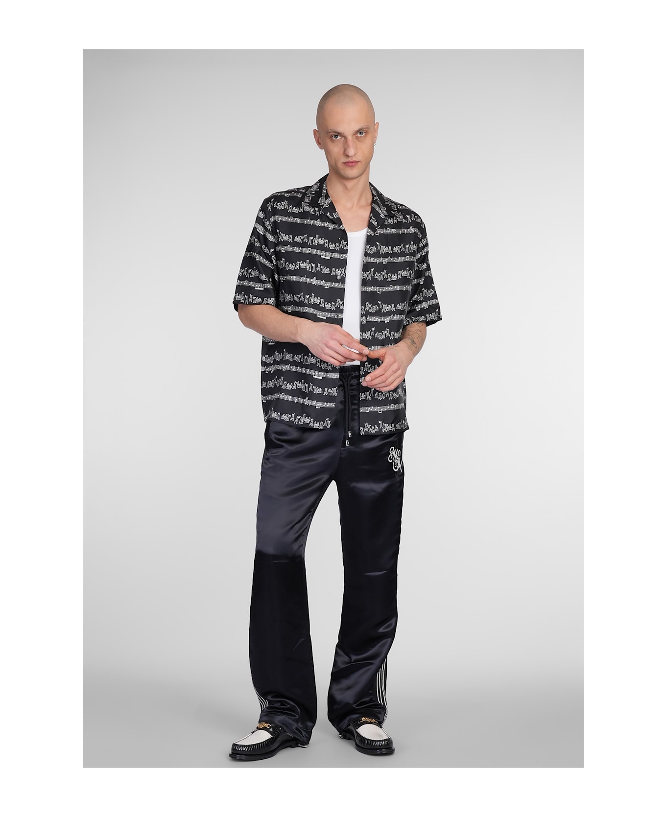 Shirt In Black Silk - 2