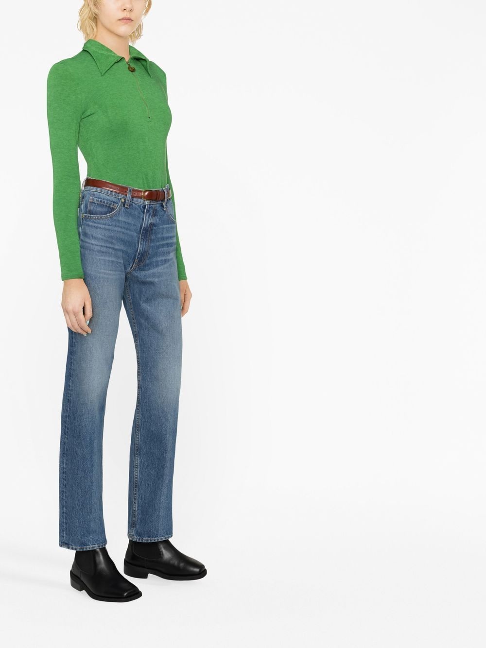 straight-leg cut jeans - 4