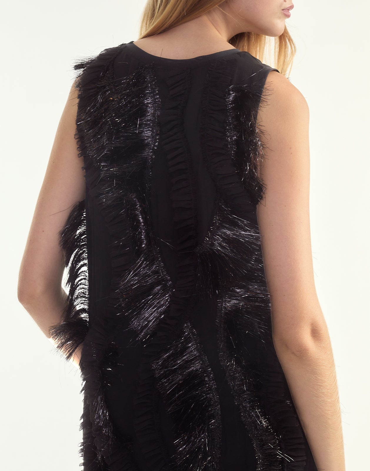 Dusk Silk Mini Dress - 7