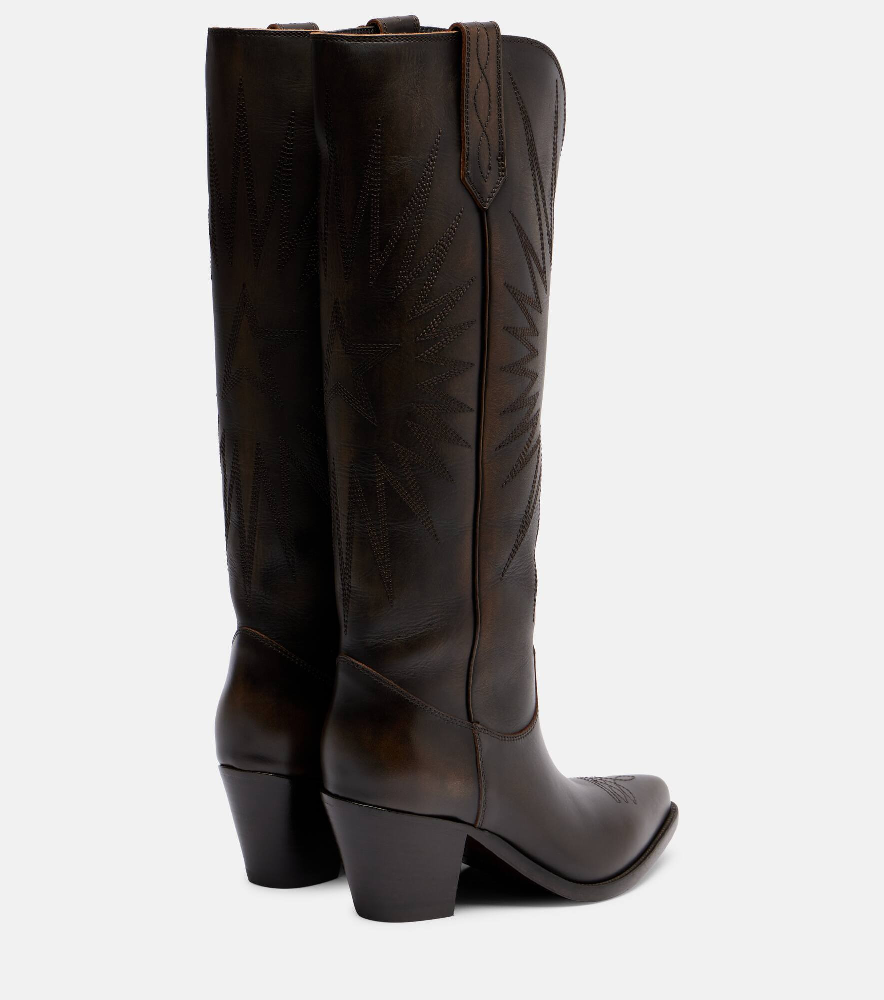 Wish Star leather cowboy boots - 2