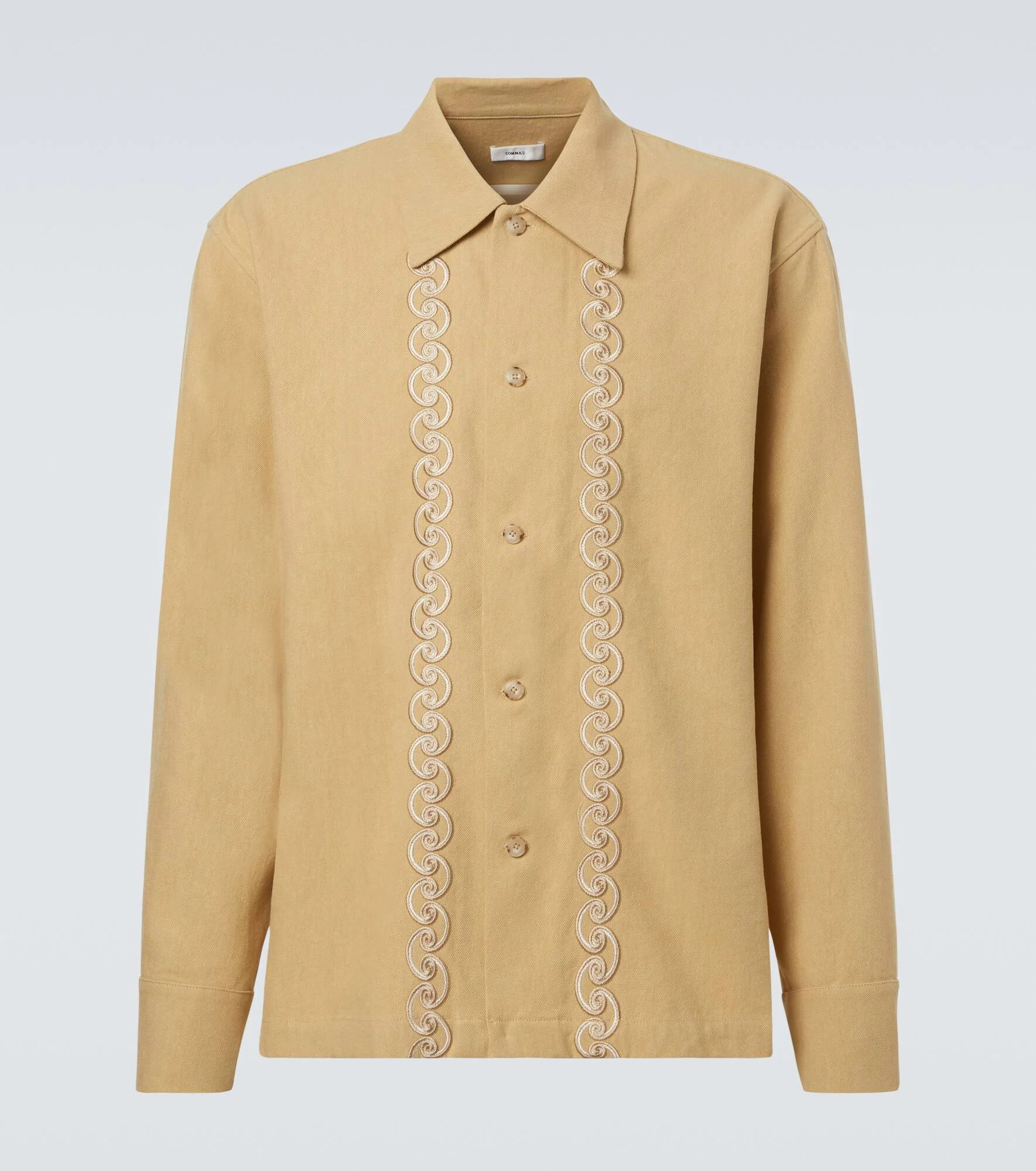 Embroidered overshirt - 1