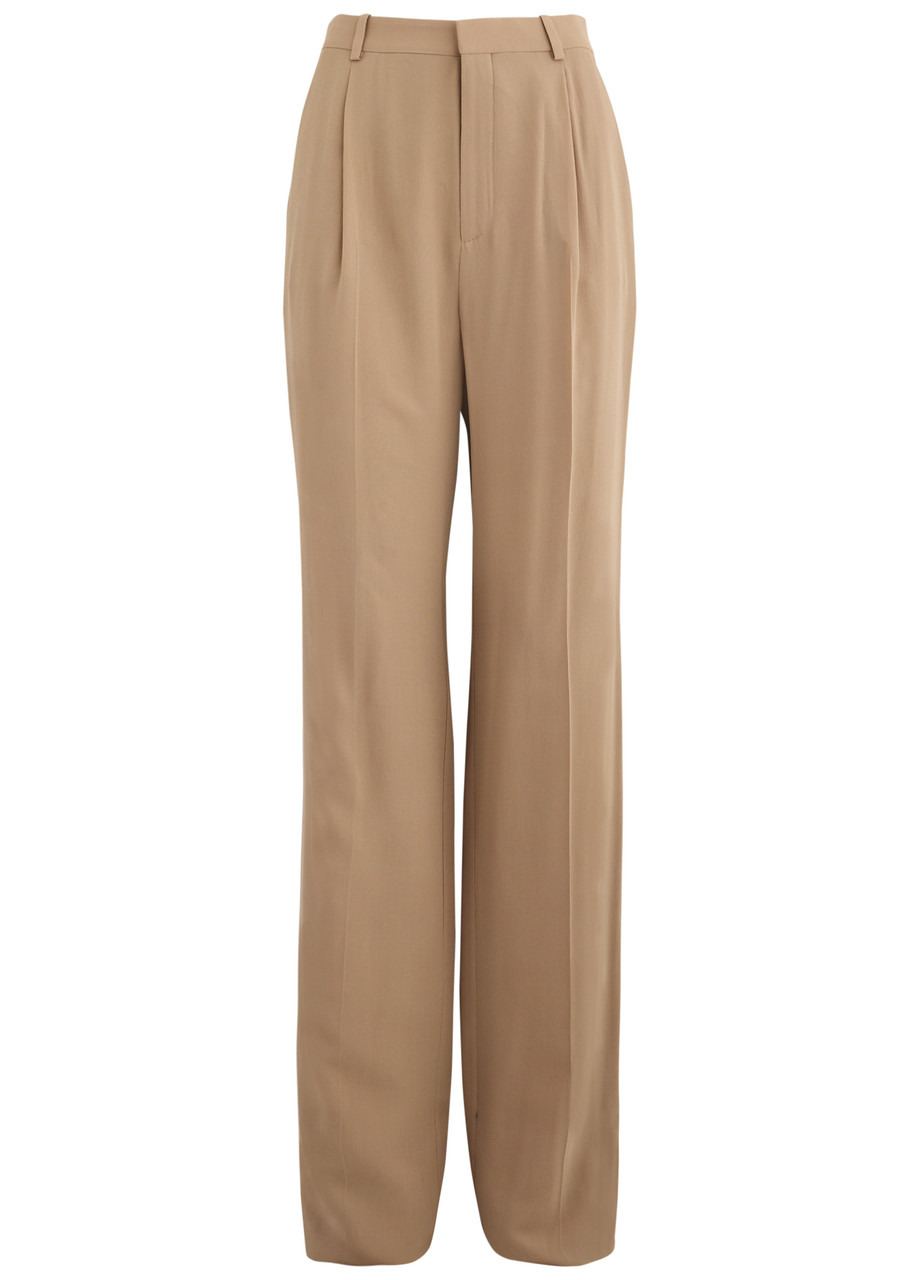 Yves Saint Laurent Straight-leg Silk Trousers - 1