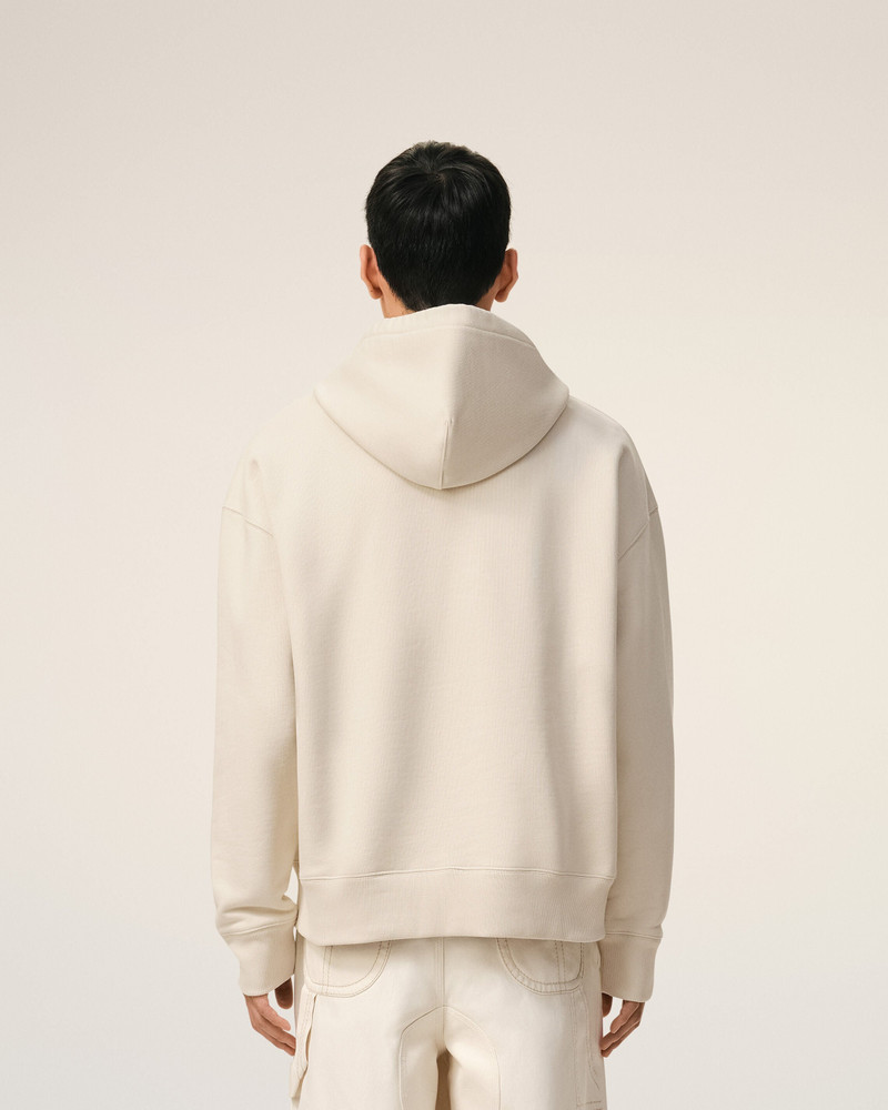 WHITE COTTON AMI DE COEUR HOODIE 5
