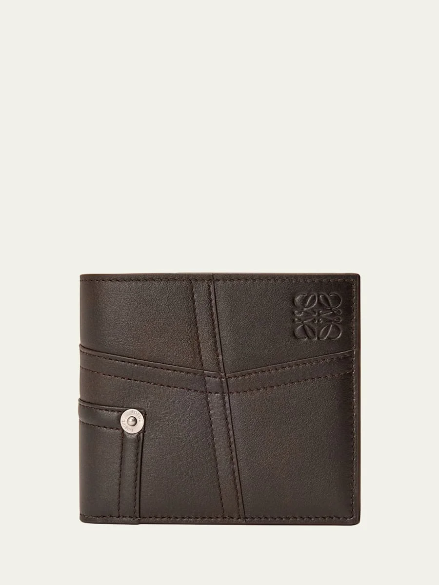 Men's Panta Leather Bifold Wallet - 1