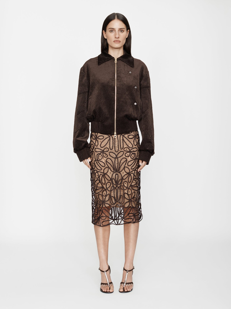 CHRISTOPHER ESBER Lapped Flight Corduroy Bomber Jacket outlook