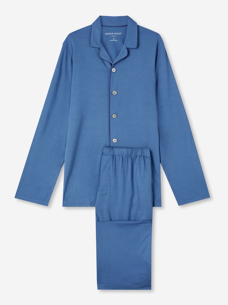 Men's Pyjamas Basel Micro Modal Stretch Storm Blue - 1