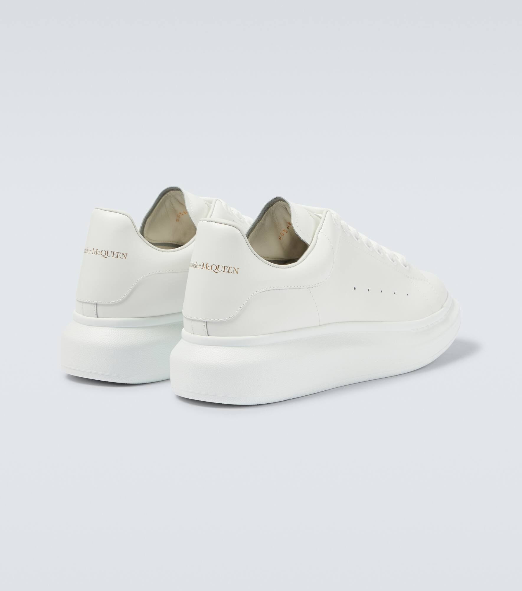 Oversized leather sneakers - 6