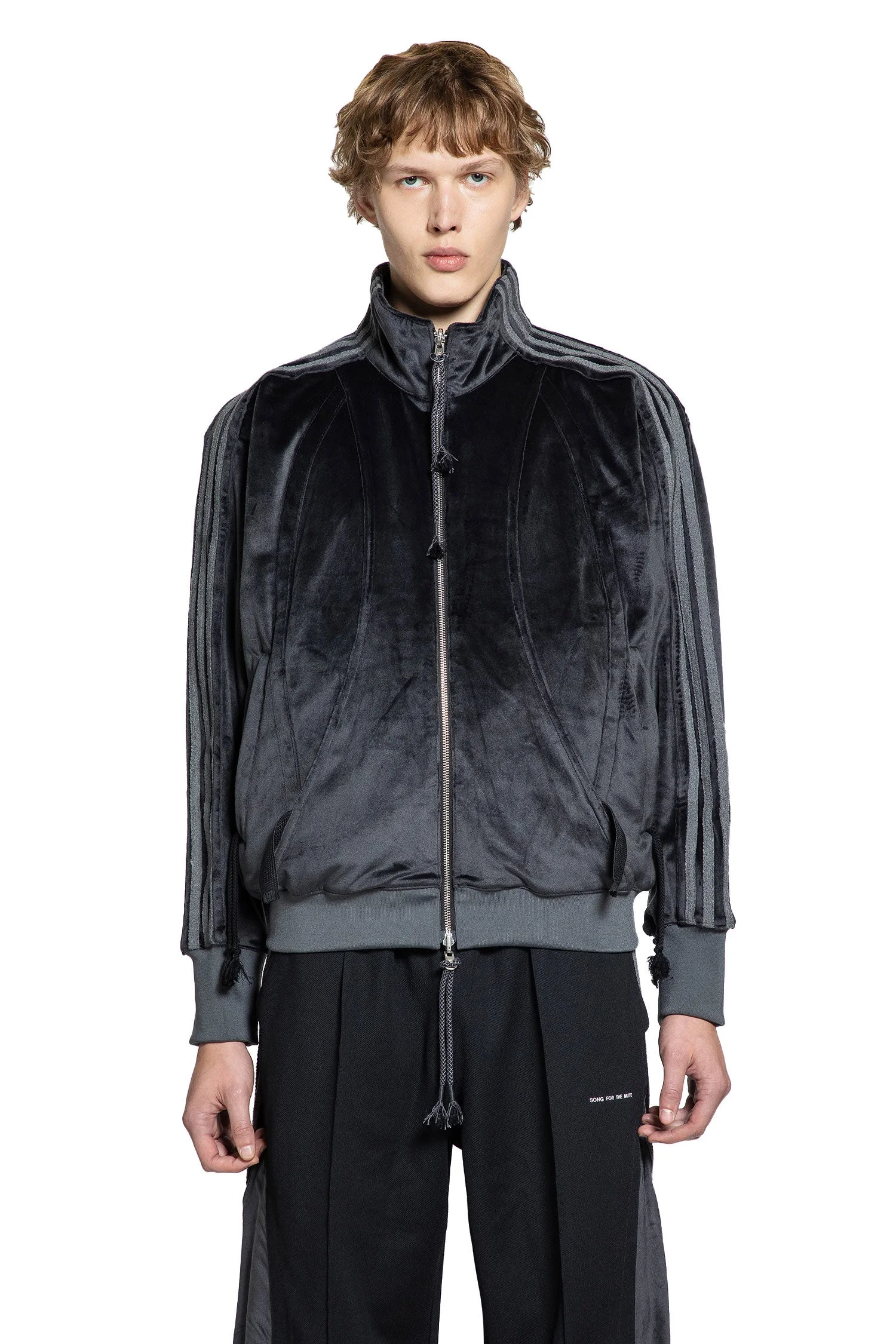 Sftm Collaboration Velvet Track Jacket - 1