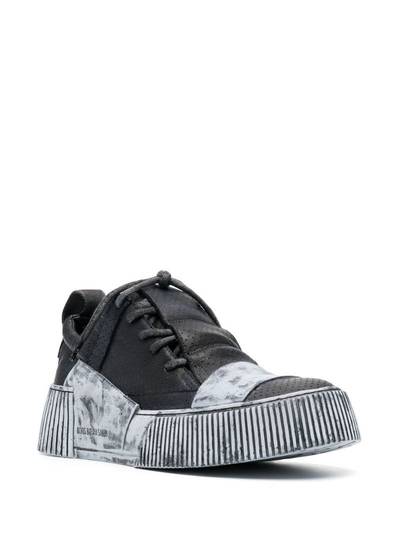 Boris Bidjan Saberi distressed-finish trainers outlook