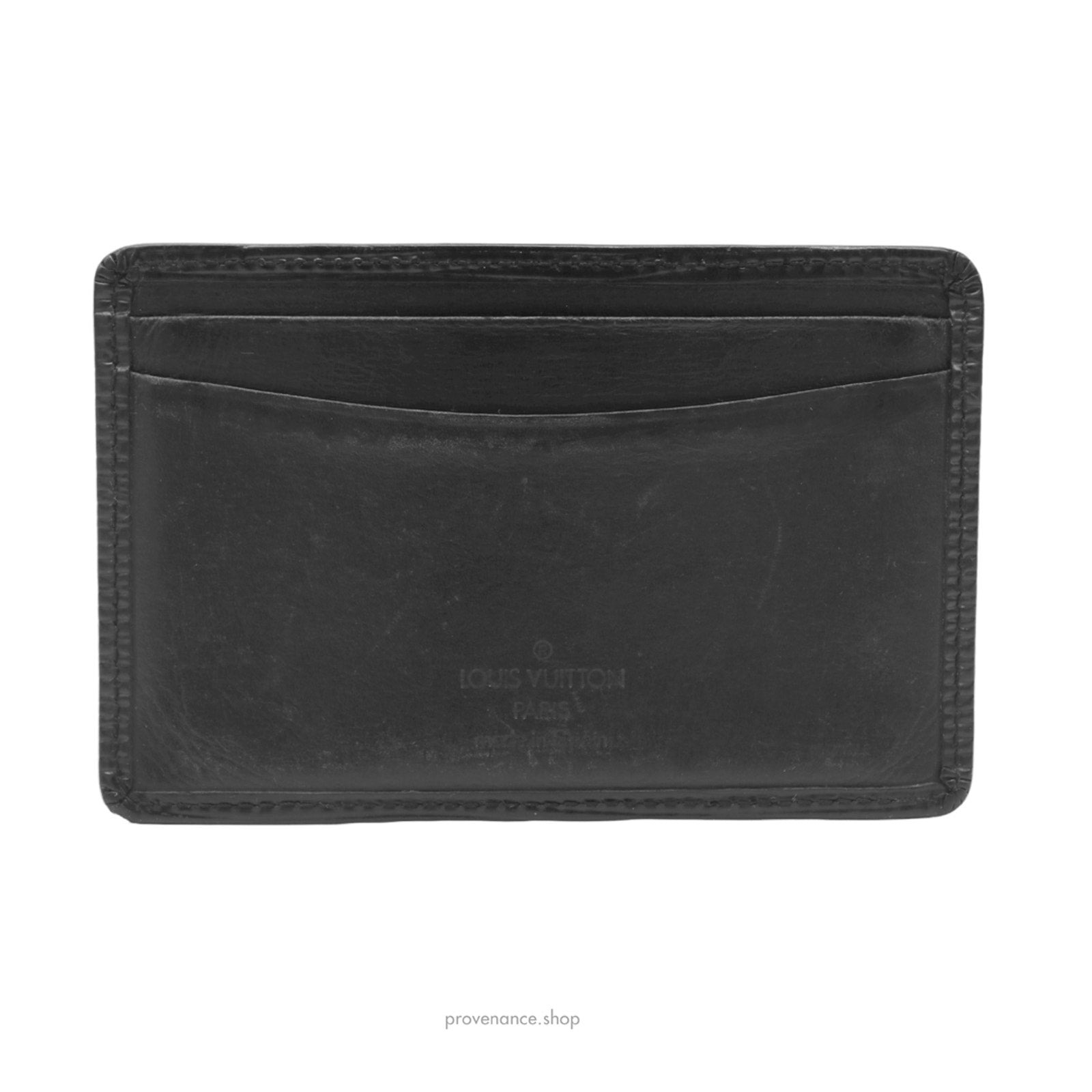 Louis Vuitton Card Holder Wallet - Black Epi Leather - 3