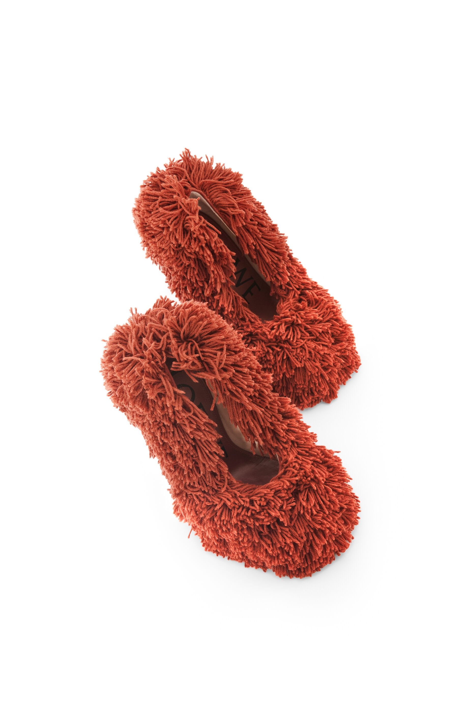 Toy pump in embroidered canvas - 4