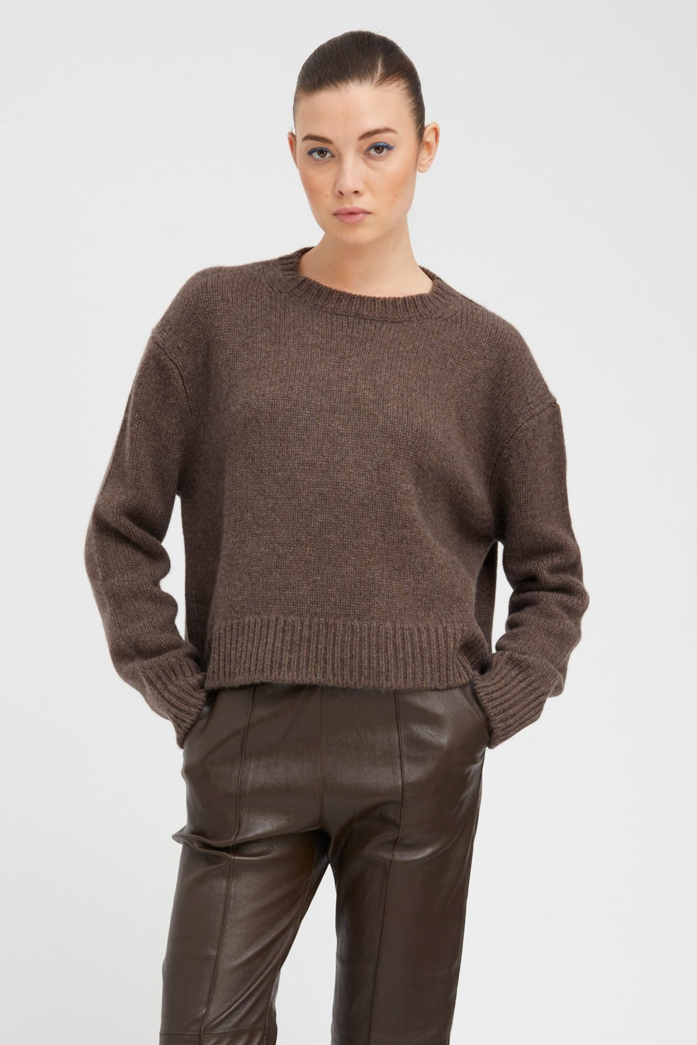 TRUFFLE HEAVY CASHMERE SWEATER - 3