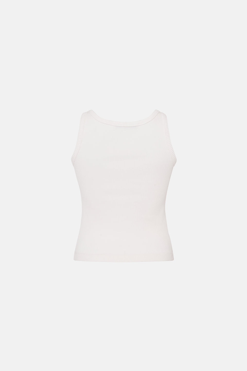 RIBBED JERSEY TANK TOP WITH PATCH - 2