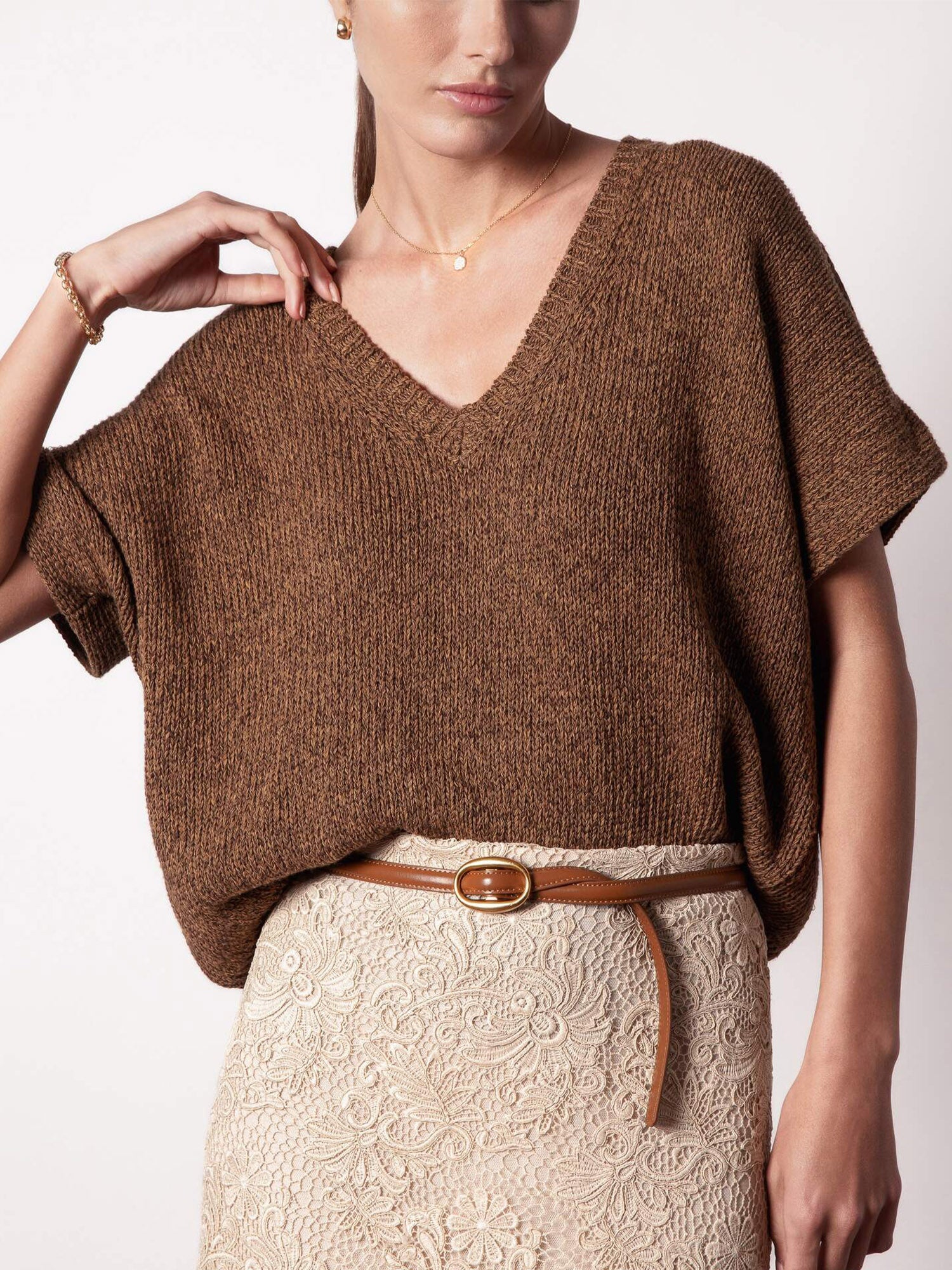 The Gaia Marled Tee - 2