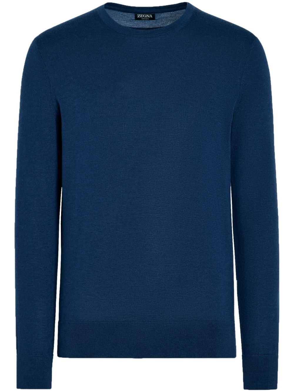fine-knit crew-neck jumper - 1
