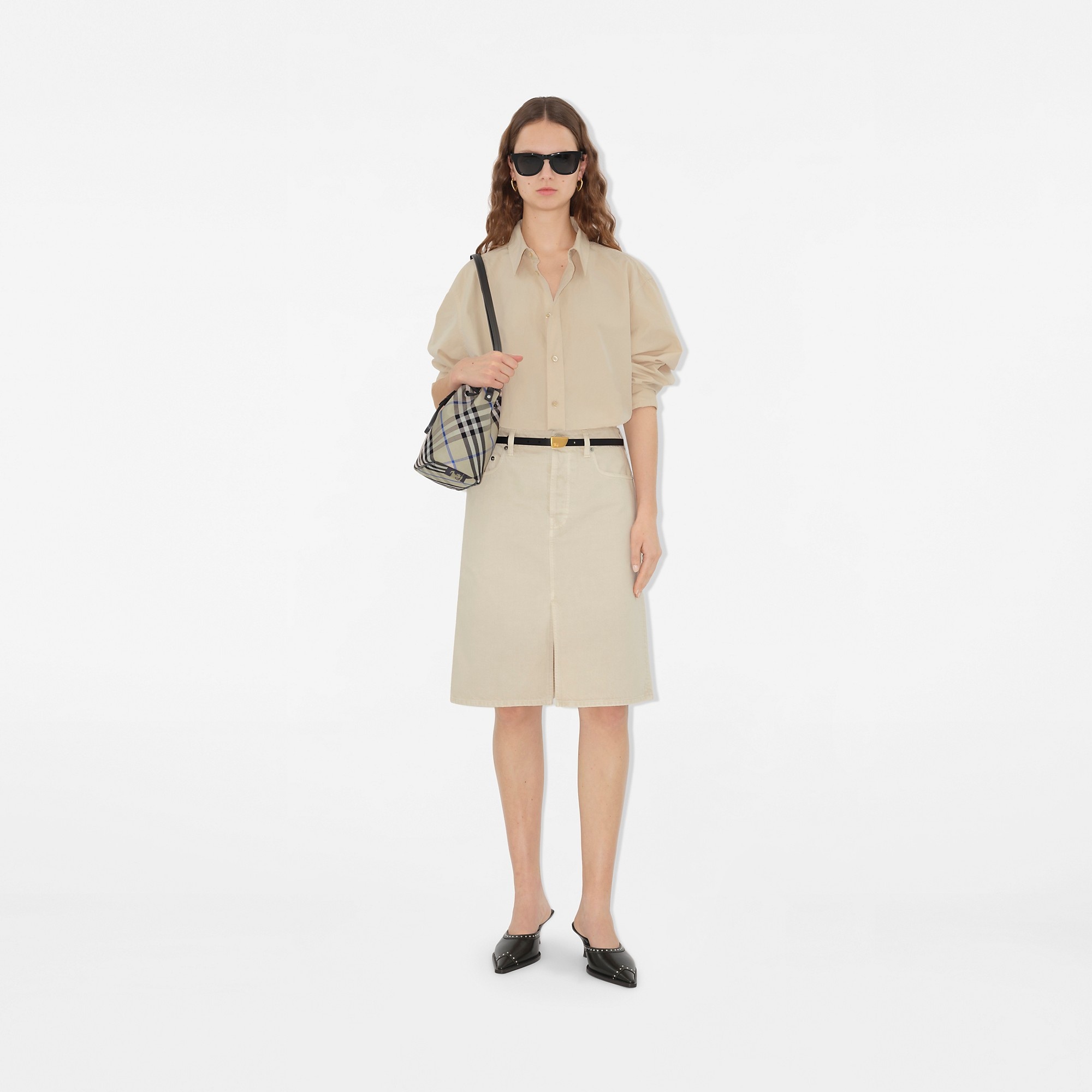 Mini Check Bucket Bag - 2