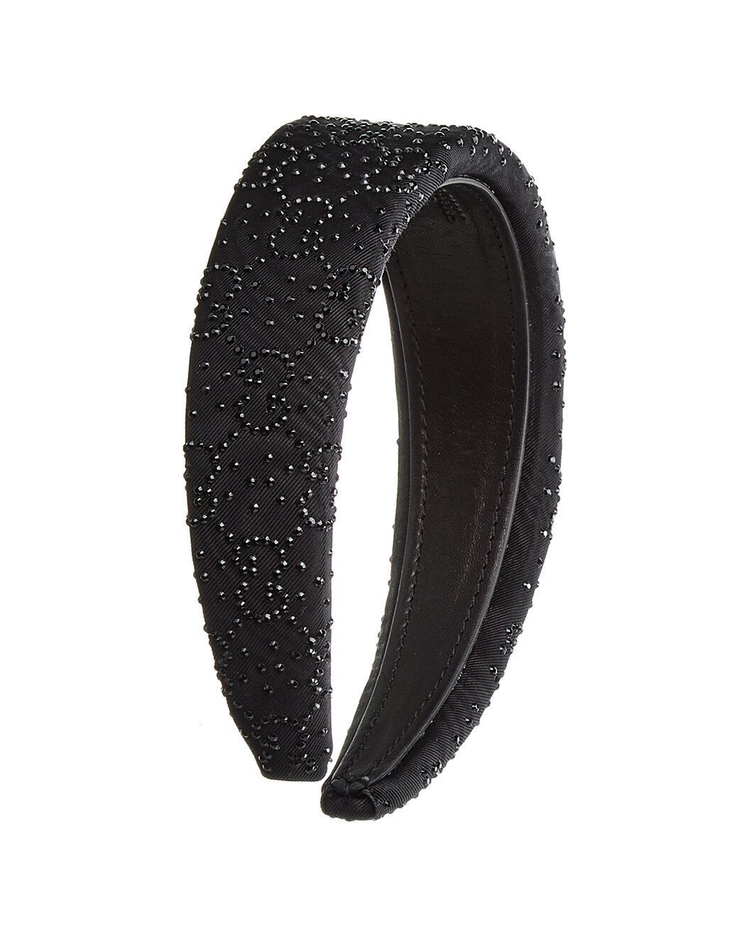 Gucci GG Crystal Moire Headband - 2