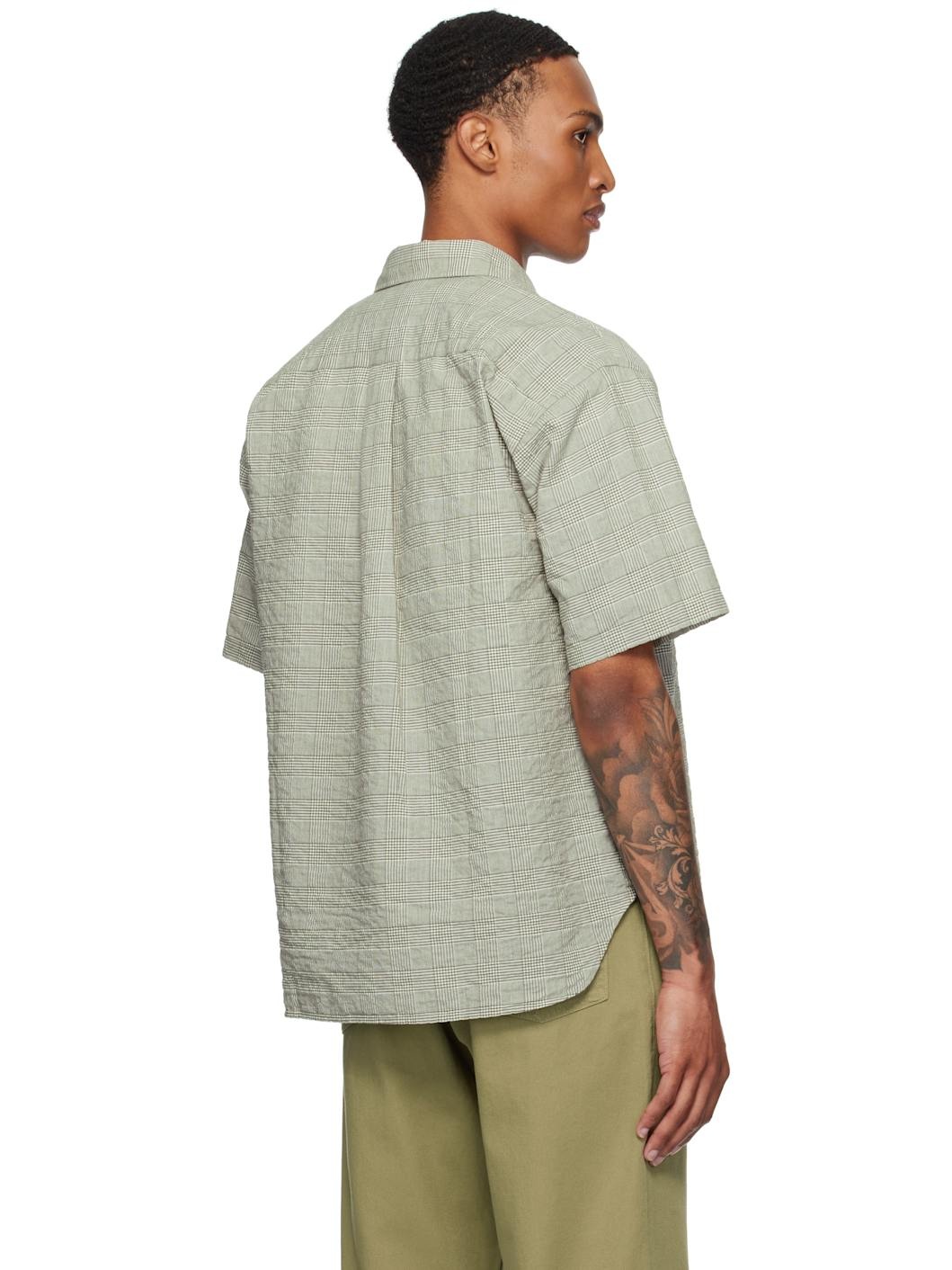 Green Mo Oversized Check S/S Shirt - 3