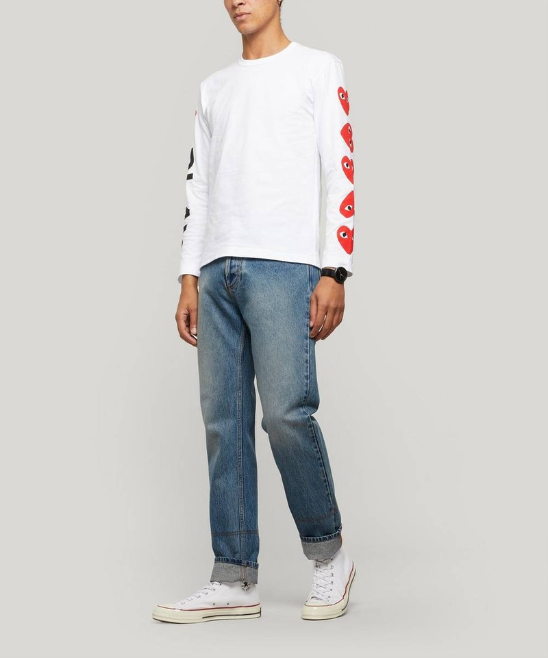Comme des Garçons PLAY Multiple Heart Long-Sleeved T-Shirt outlook